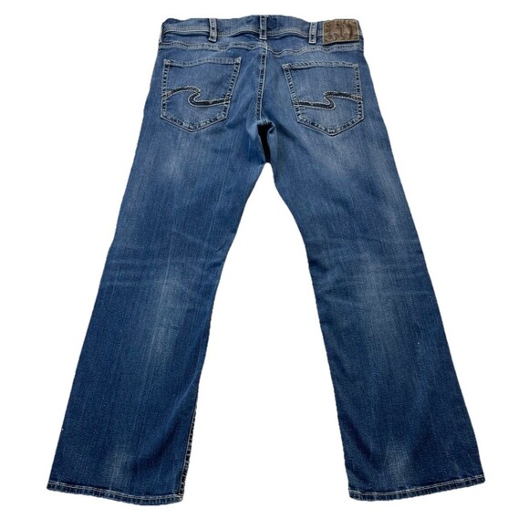 Silver Jeans Mens W36/L32 Relaxed Fit Straight Leg Embroidered Pocket *36/29.5* - Picture 9 of 11